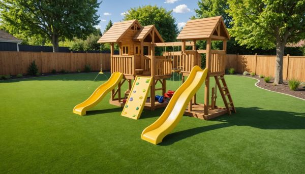 Aménager une aire de jeux ou un espace extérieur avec du gazon synthétique : une solution pratique et durable