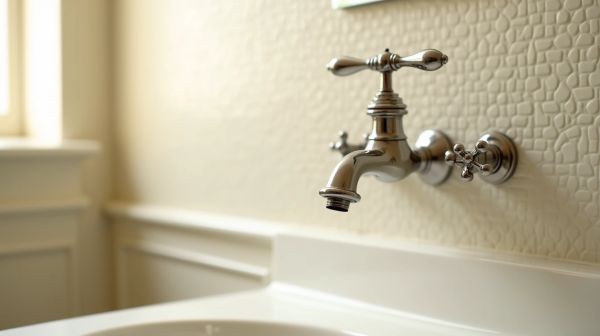 Optez pour un robinet ancien mural au style inoubliable