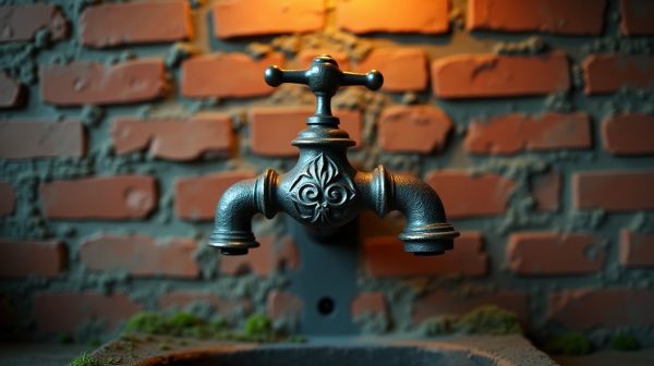 Optez pour un robinet ancien mural au style inoubliable