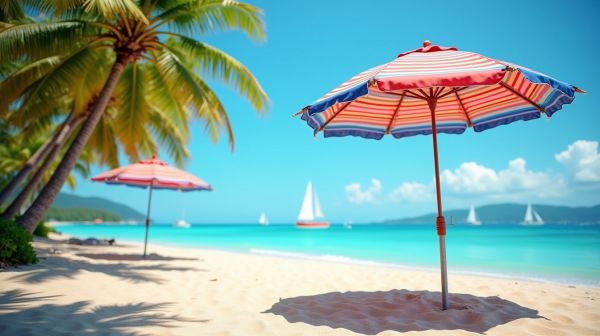 Profitez d'un parasol déporté orientable et résistant